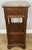 Antique French Oak Bedside Table with Marble Top For Sale - Image 9 of 9