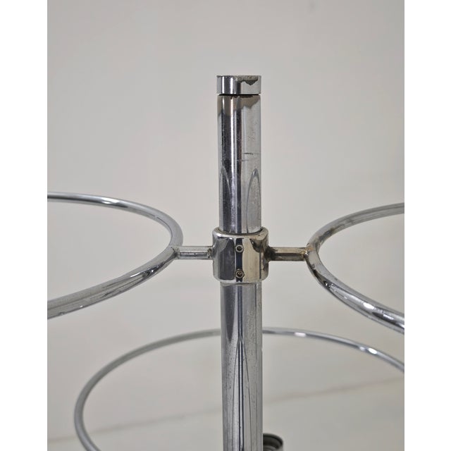 Model Lyndon Floor Lamp in Glass and Chromed Metal by Vico Magistretti for Oluce, Italy, 1977 For Sale - Image 17 of 18