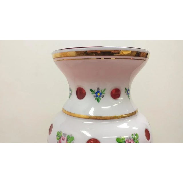 Vase and Candleholders, Czechoslovakia, Set of 2 For Sale - Image 4 of 9