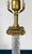 Vintage Neoclassical Diamond-Cut Crystal & Brass Ionic Column Table Lamp For Sale In Houston - Image 6 of 10