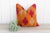 Gold Carmel Silk Phulkari Pillow For Sale - Image 8 of 9