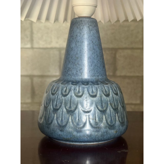 1970s Mid-Century Modern Søholm Stentøj Denmark Ceramic Table Lamp For Sale In Philadelphia - Image 6 of 9