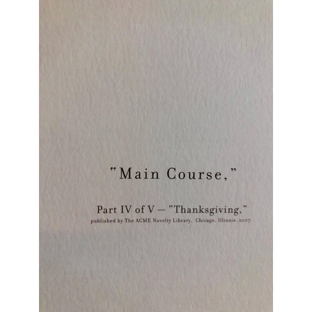 Printmaking Materials Chris Ware, Chris Ware New Yorker Cartoonist Limited Edition Thanksgiving Print NYC, 2006 For Sale - Image 7 of 8