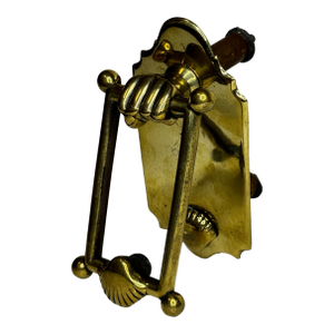 Rare Mid Victorian Cast Brass Doctor’s Door Knocker, Dating to Circa 1860 From Near Highgrove