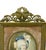 Late 18th Century Antique Marie Antoinette Miniature Portrait by Gerard French Gilt Framed Signed For Sale - Image 5 of 12
