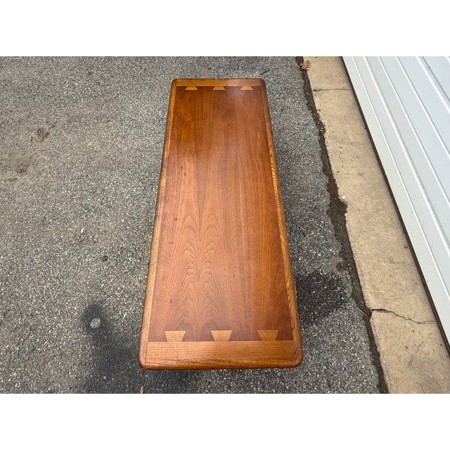 1960s Mid-Century Danish Modern Andre Bus Lane Acclaim Coffee Table For Sale - Image 5 of 12