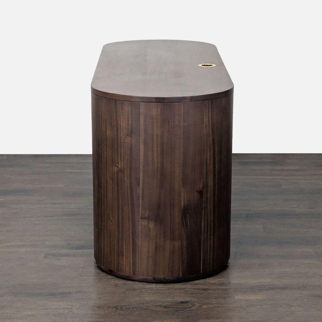 Four Hands Pilar Modern Wooden Desk With Storage and Drawer For Sale - Image 4 of 10