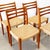 Mid-Century Modern 1950s Svegards Markaryd Set of 4 Teak Dining Chairs With Danish Cord Seats For Sale - Image 3 of 14