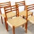 Mid-Century Modern Svegards Markaryd Set of 4 Teak Dining Chairs With Danish Cord Seats For Sale - Image 3 of 14