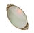 1920s Antique French Gilt Bronze Vanity Mirror Tray With Sculptural Lily Handles, Art Nouveau For Sale - Image 5 of 7