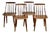 Four J77 Model Chairs by Folke Plasson for FDB, 1960, Set of 4 For Sale