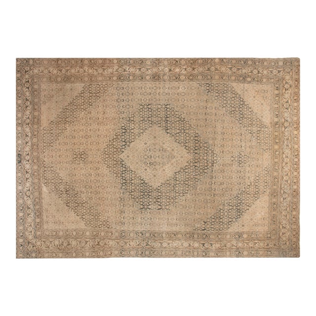 Oversized Antique Persian Tabriz Rug For Sale