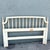 Thomasville Vintage Coastal Cream and Pink Queen Size Headboard by Thomasville For Sale - Image 4 of 5