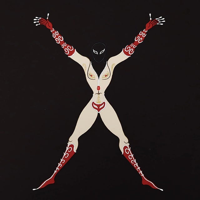 Erté, Artist's Proof: Letter X, Limited Edition Serigraph, 1976 For Sale - Image 11 of 11