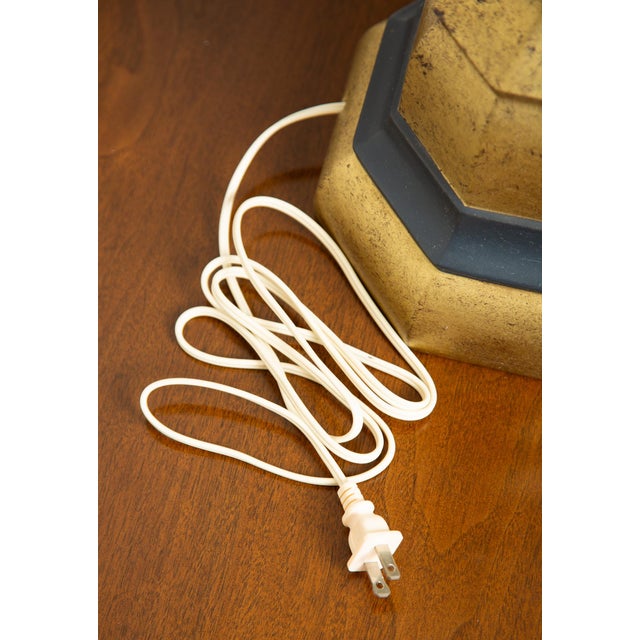 Mid 20th Century Large Candlestick Buffet Lamps, a Pair For Sale - Image 5 of 6