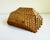This wonderful American folk art box, an example of early 20th-century tramp art, includes a large-scale chip-carved,...