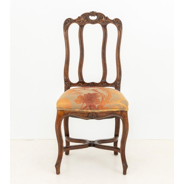 Louis XV Style Oak Dining Chairs, 12 For Sale - Image 9 of 11