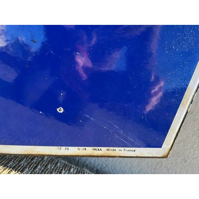 Double-Sided Michelin Tires Porcelain Advertising Sign, France, 1970s For Sale - Image 4 of 11