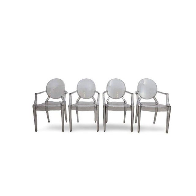 Vintage Stacking Chairs by Philippe Starck for Kartell, Set of 4 For Sale - Image 9 of 9