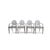 Vintage Stacking Chairs by Philippe Starck for Kartell, Set of 4 For Sale - Image 9 of 9