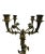 Stone Late 20th Century Bronze Cherub Candelabra Pair on Marble Bases, Empire Style, 21.2"h For Sale - Image 7 of 10