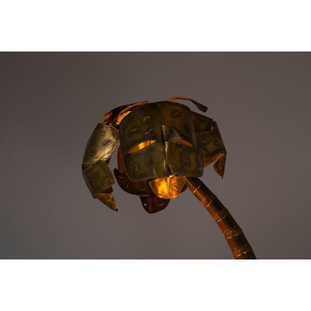 Maison Jansen Style Palmtree Floor Lamp, 1970s For Sale - Image 11 of 18