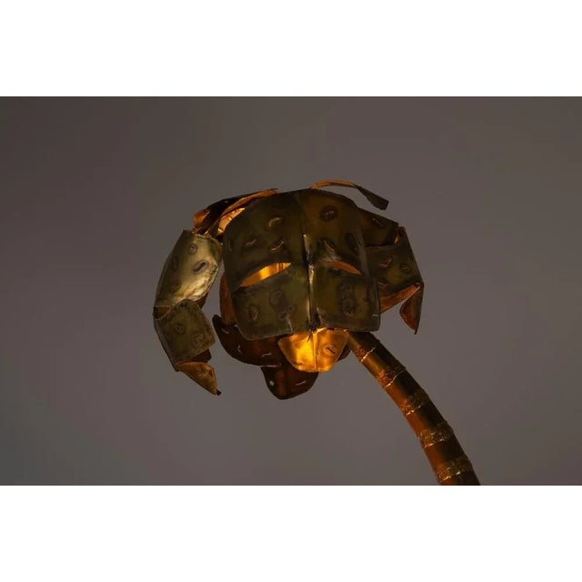 Palm Tree Floor Lamp in the style of Maison Jansen, 1970s For Sale - Image 11 of 18