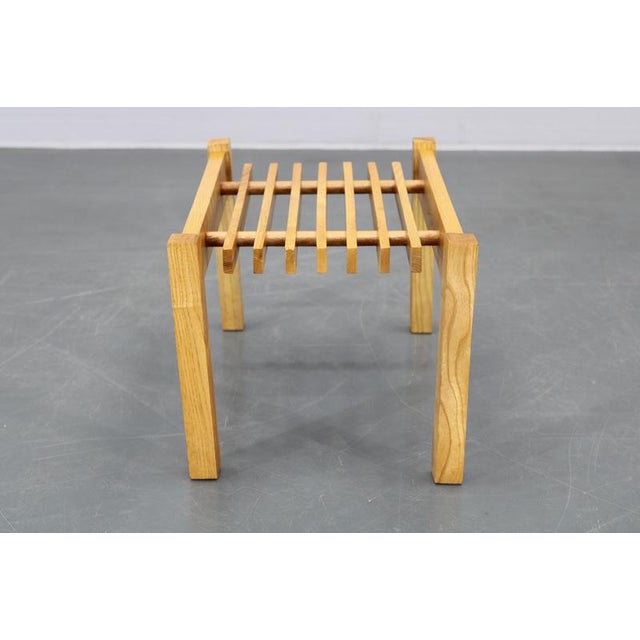 Wooden Bench, Czechoslovakia, 1960s For Sale - Image 4 of 7