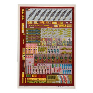 Eduardo Paolozzi, Agile Coin Gross Decision, 1970, Screenprint For Sale