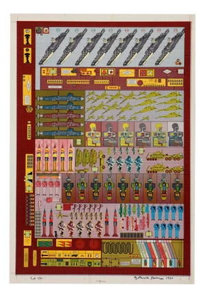 Eduardo Paolozzi, Agile Coin Gross Decision, 1970, Screenprint