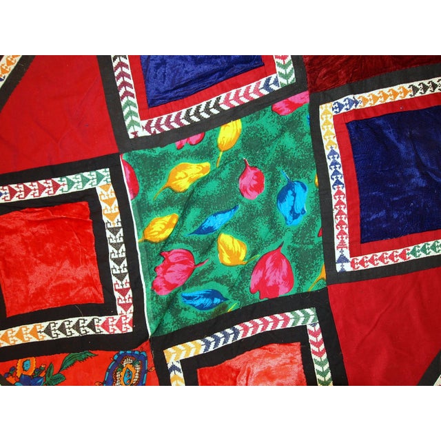 Handmade Vintage Uzbek Suzani Patchwork, 1960s For Sale - Image 12 of 12