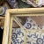 Cream Metal Glass Shelf Side Tables - A Pair For Sale - Image 8 of 11
