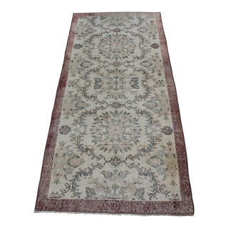 Vintage Turkish Rug Runner - 31.5"x62" For Sale