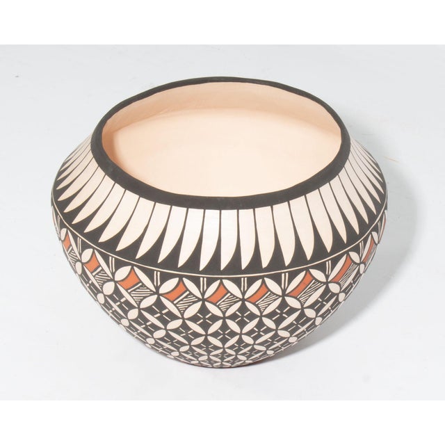 Contemporary Acoma Pueblo Pottery Vessel by D. Trujillo For Sale - Image 3 of 7