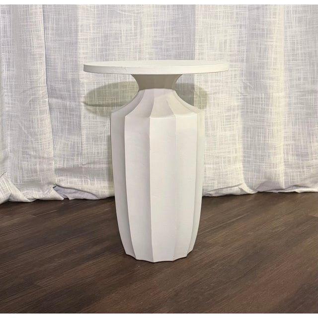 Contemporary Ashley Childers for Global Views “Flirt” Drink Table – Cast Aluminum – Emporium Home Mark For Sale - Image 3 of 10