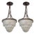 French Art Deco Pendant Chandelier signed by Degue - a Pair For Sale