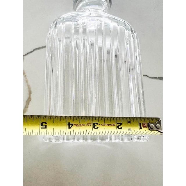 1990s Heavy Crystal Decanter For Sale - Image 11 of 11