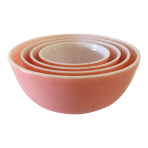 Pyrex Pink Flamingo Nesting Bowl Set