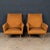 Vintage Italian Lounge Chairs in Ochre Velvet, 1960, Set of 2 For Sale - Image 3 of 18
