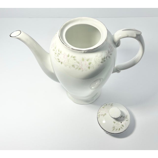 1980s Sheffield “Classic, 501” 8-Piece Bone China Dinnerware Serving Hostess Set For Sale - Image 10 of 12