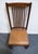 Brown Canadel Furniture Solid Oak Mission Style Arts & Crafts Dining Side Chair W. Leather Seat 80110 - Made in Canada For Sale - Image 8 of 11