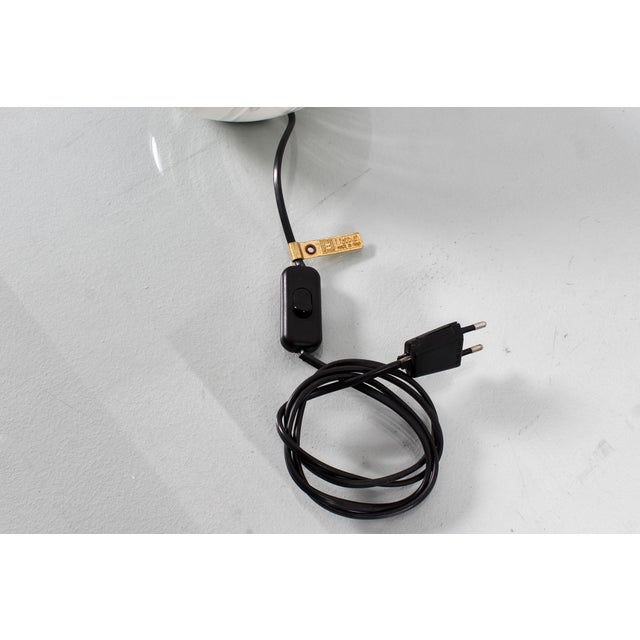 Mid-Century Murano Glass and Metal Table Lamps by F. Fabbian, Italy, 1970s, Set of 2 For Sale - Image 12 of 16