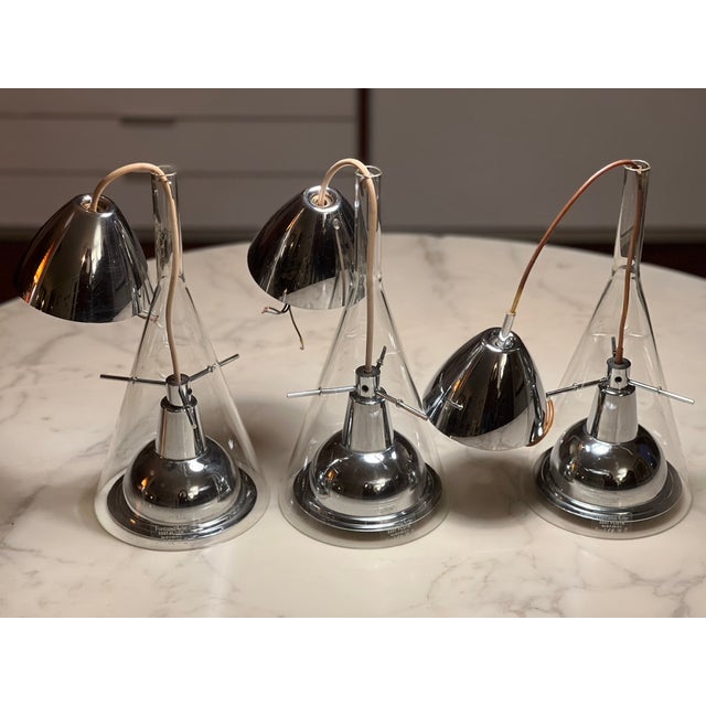 First Edition Pendant Lights by Franco Raggi for Fontana Arte, 1999, Set of 3 For Sale - Image 14 of 14