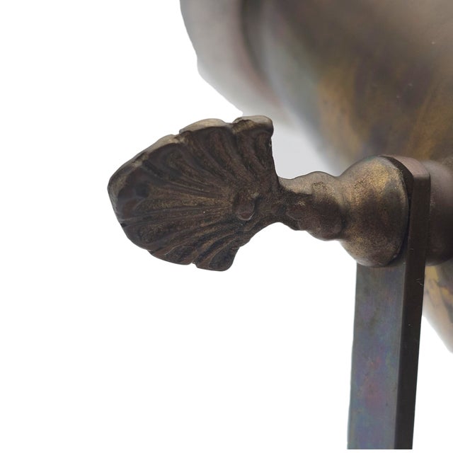 Mid Century Italian Kaleidoscope With Victorian Style Mount and Octagonal Wood Base For Sale - Image 4 of 11