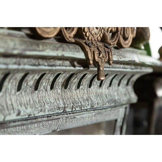 Large French Bronze and Iron Lantern For Sale - Image 9 of 17