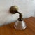 Brass Antique Industrial Brass Wall Sconce With Holophane Glass Shade For Sale - Image 8 of 13