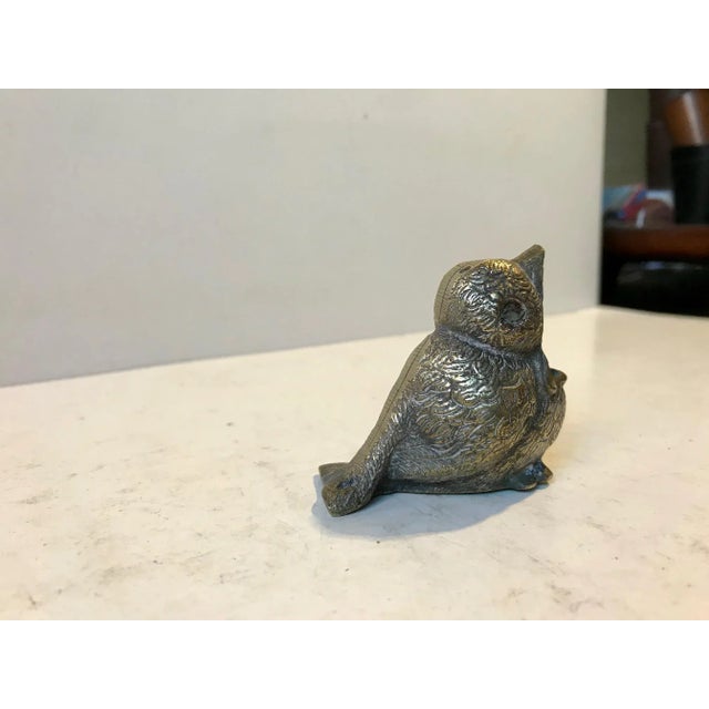 1920s Antique Italian Bird Ashtray in Brass, 1920s For Sale - Image 5 of 8