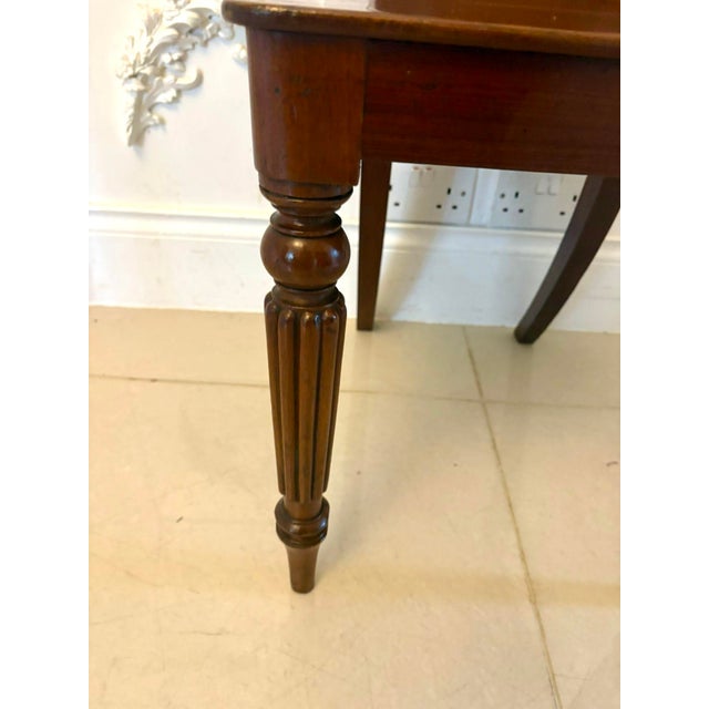 Antique Regency Carved Figured Mahogany Hall Chairs, 1830s, Set of 2 For Sale - Image 14 of 15