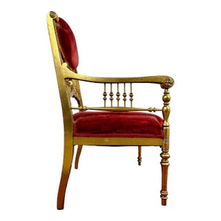 American Baroque Corner Chair For Sale