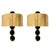 Pair of Gold Murano Glass, Mid Century Modern Sconces, Italy 1980s For Sale